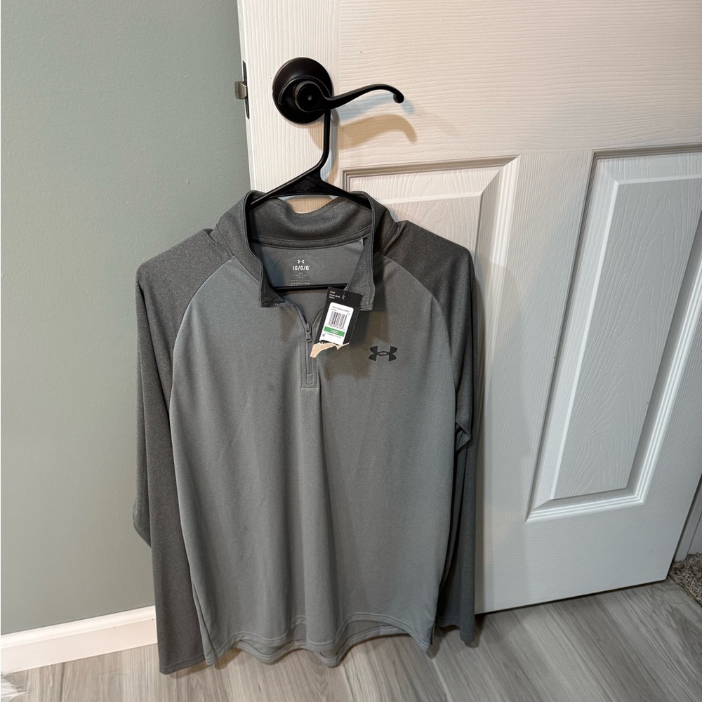 Under Armour 1/4 zip Velocity men’s loose fit Lg - Picture 2 of 2